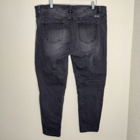 Kancan Womens Wynne Low Rise Ankle Skinny Jeans Moto Size 2XL - Picture 4 of 8